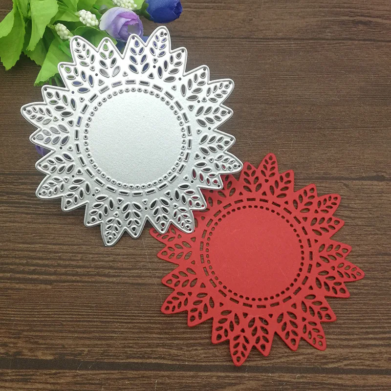 Round lace Metal Cutting Dies Stencil for DIY Scrapbooking Photo Album Embossing Paper Cards Crafts Die cuts
