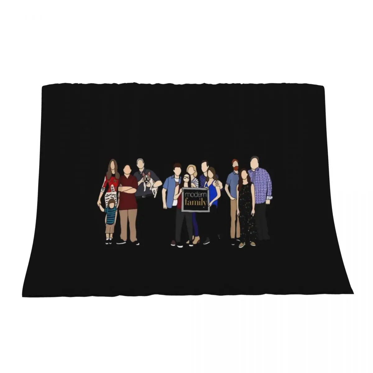 

Modern family Throw Blanket Thin Stuffeds Decorative Sofas Blankets