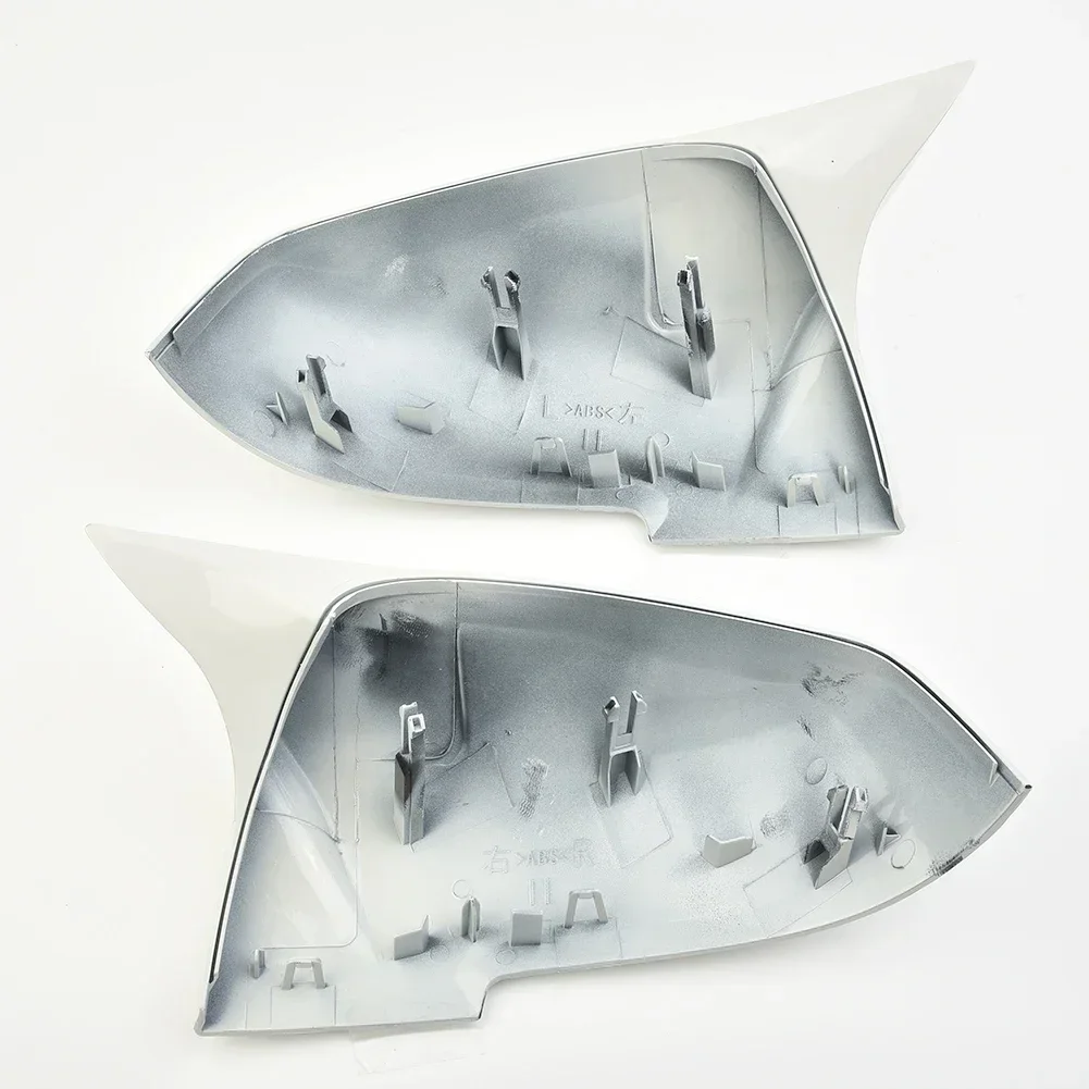

Upgrade Your For BMW's Rearview Visibility with White Mirror Shell Rearview Mirrors for F20 F21 F22 F30 F32 F36