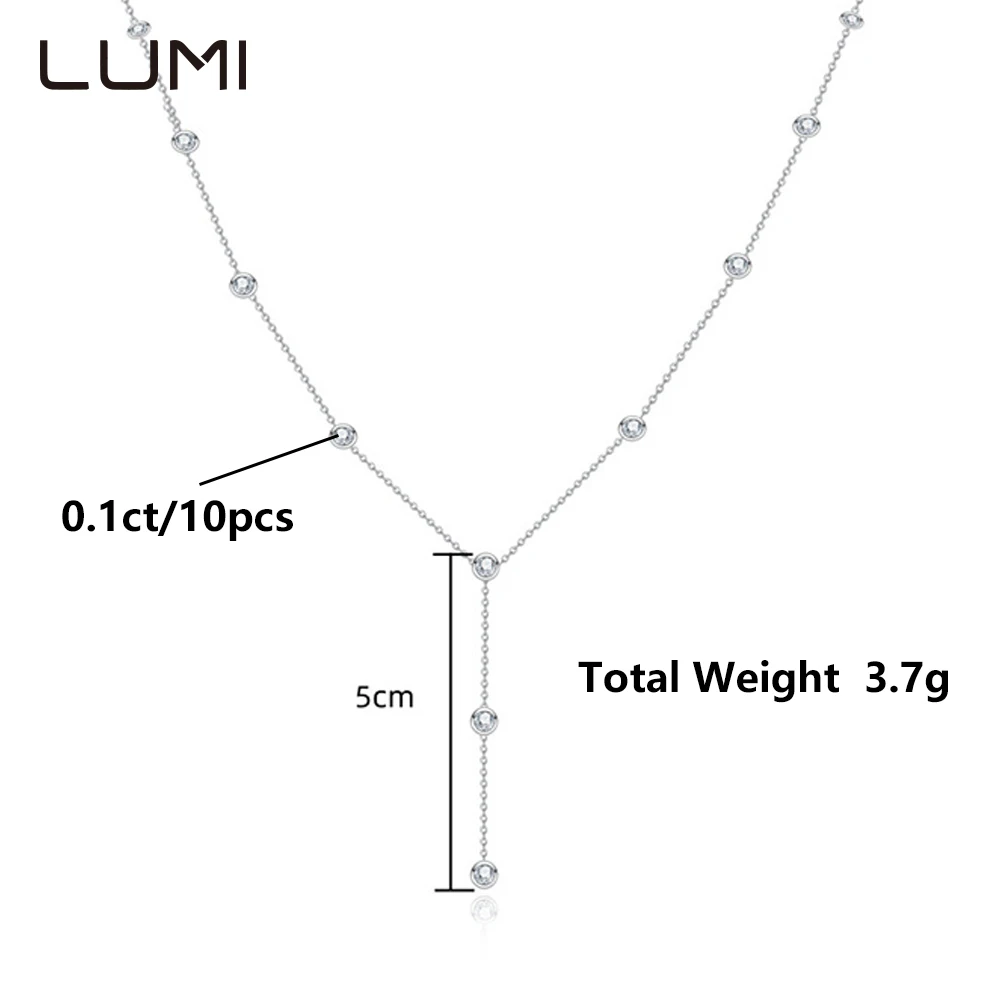 

Simple 3mm VVS1 Moissanite S925 Silver Pendant Necklace for Fashionable Simple Office Lady Commuting Accessory