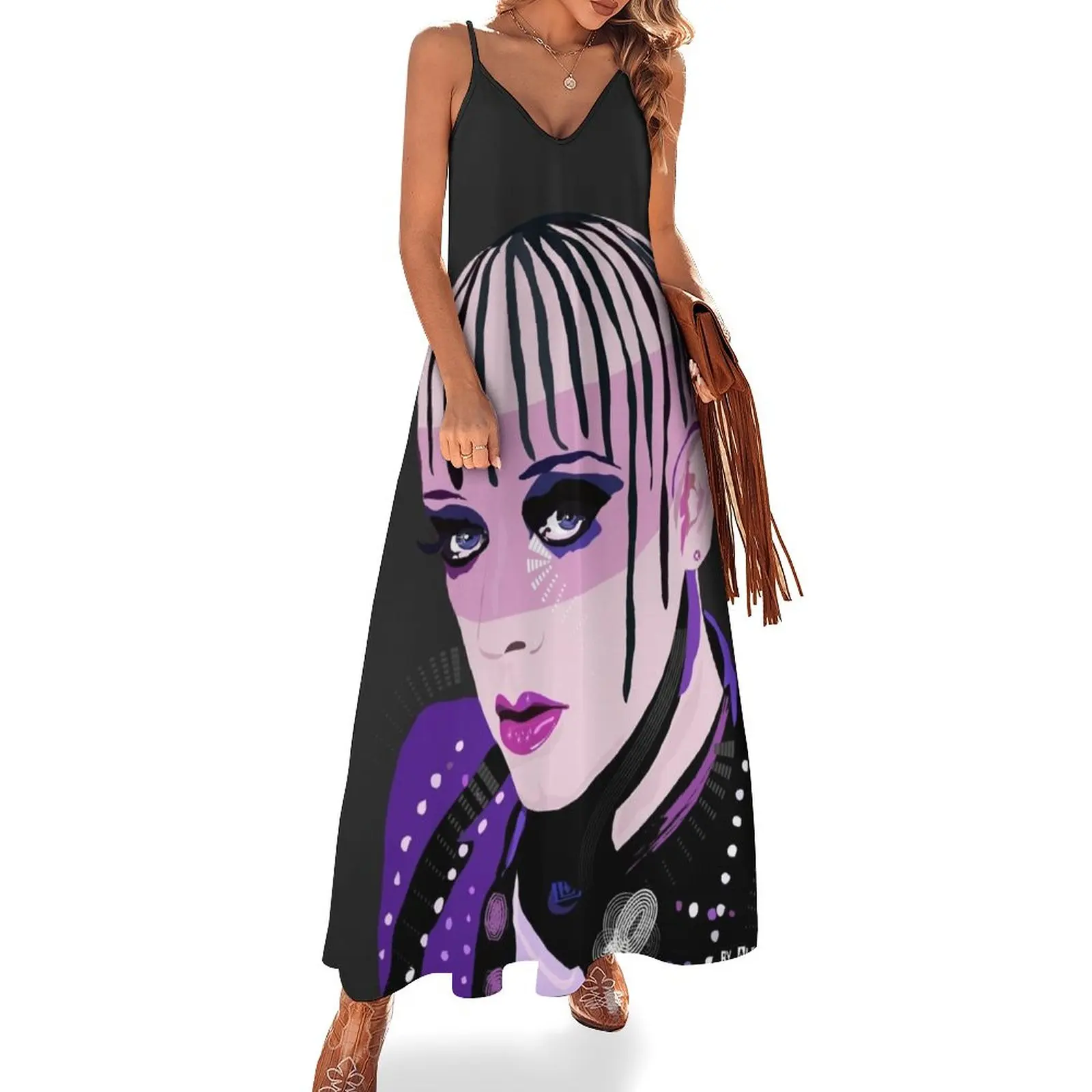 

LEIGH BOWERY Sleeveless Dress Elegant gown summer dresses for women 2024