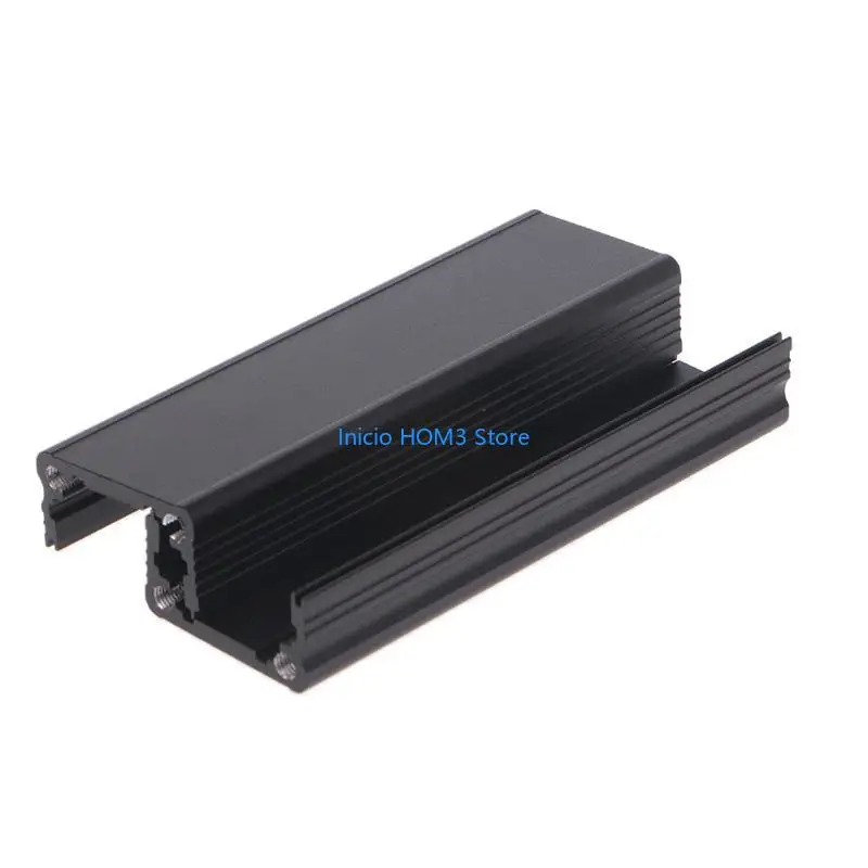 A5YD New DIY Extruded Electronic Project Aluminum Enclosure for Case Black 80x25x25mm