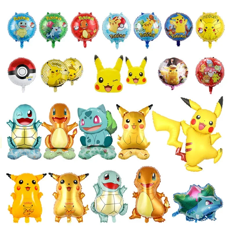 Foil Pokemon Balloon pikachu Party Supplies Pikachu Balloon Balloons For Kids Birthday Party Dcorations Baby Shower Gift Toys