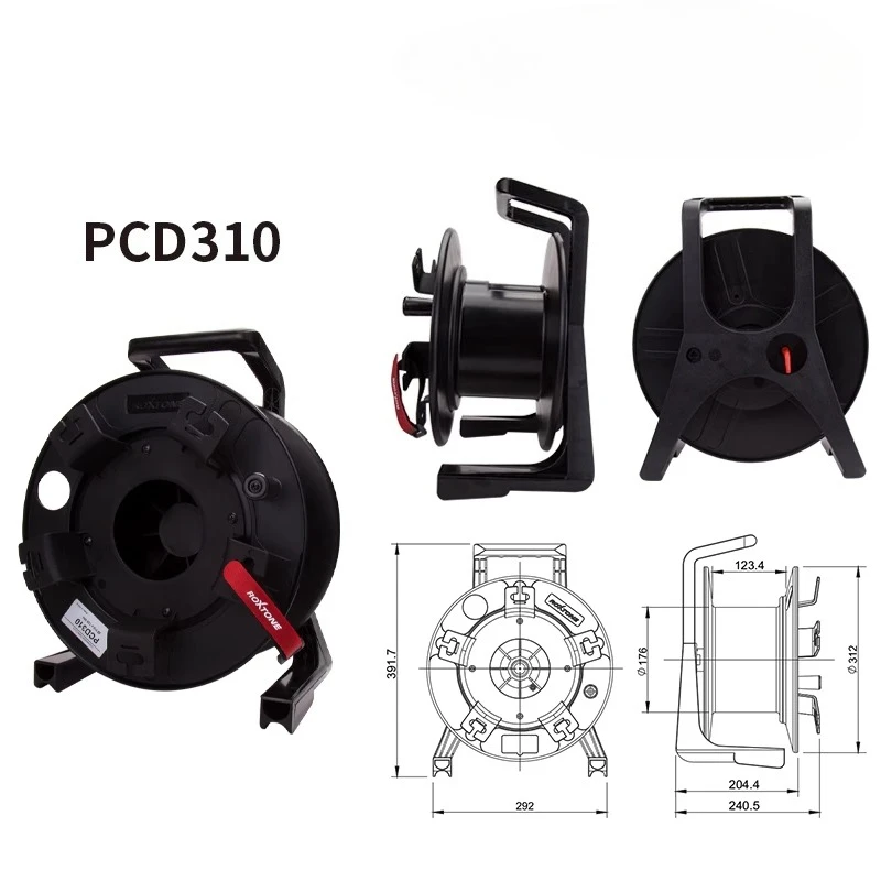 

PCD310380 Reel Audio Optical Fiber Mobile Cable Cart Network Cable Receiver Plastic Reel