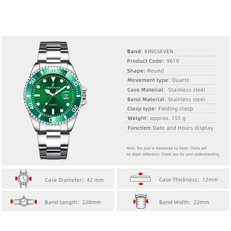 KINGSEVEN Nam Đồng Hồ Dây Thép Không Gỉ Cao Cấp Hàng Đầu Thể Thao Chronograph Đồng Hồ Thạch Anh 2021 Mới Nam Thời Trang Đồng Hồ Relogio Masc
