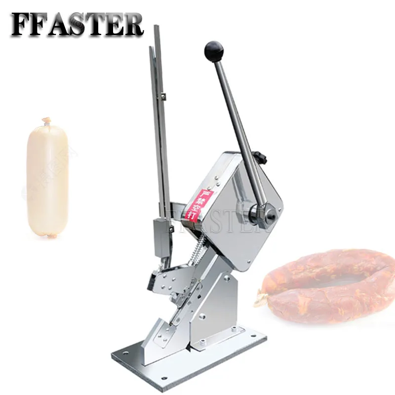 

U-shape Sausage Clipper Manual Plastic Bag Clipping Maker Strapping Machine for Supermarkets Bakeries Meat Packing Tools