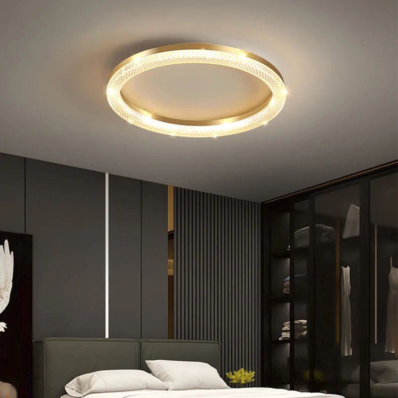 Imagem -02 - Led Ring Teto Light Lustre Lustre Sala de Estar Quarto Jantar Cozinha Home Light Fixture