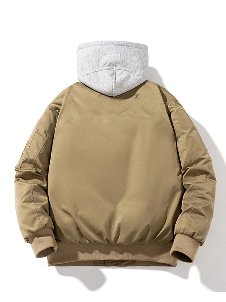 

Ретро-куртка в американском стиле с вышивкой, хлопковая, утепленная, бейсбольная, осенне-зимняя верхняя одежда, куртка-пилот для пар