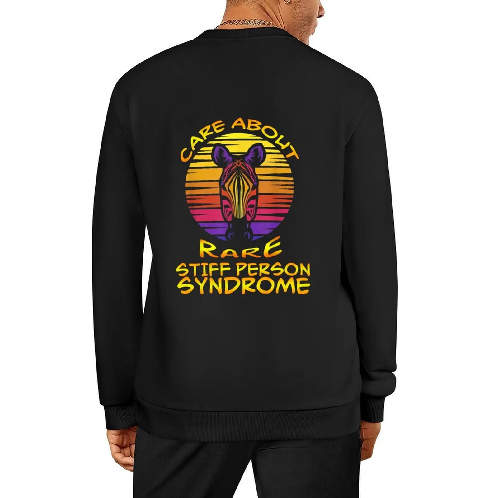 

Care About Rare Stiff Person Syndrome Awareness Stiff Person Pullover men's clothing aesthetic clothing sweatshirt men
