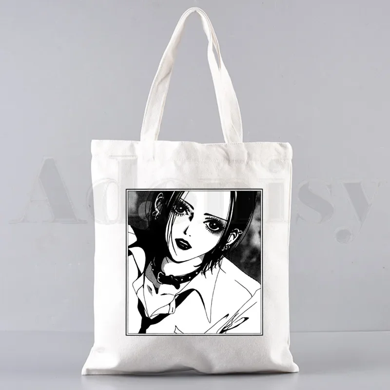 Hot JapanAnime Nana Osak Kawaii Ren Honjo Manga Handbags Shoulder Bags Casual Shopping Girls Handbag Women Elegant Canvas Bag