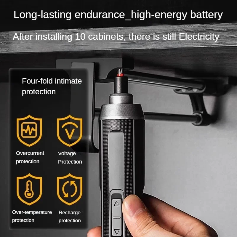 Deli Precision Electric Screwdriver Set, Fast Charging, Cordless Screwdriver, Repair Household Power Tool, Silent Durable Type-C