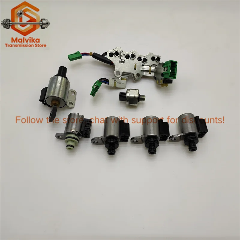 

7 шт. JF011E RE0F10A для Nissan Dodge 2007-Up, высококачественный комплект соленоидов трансмиссии CVT