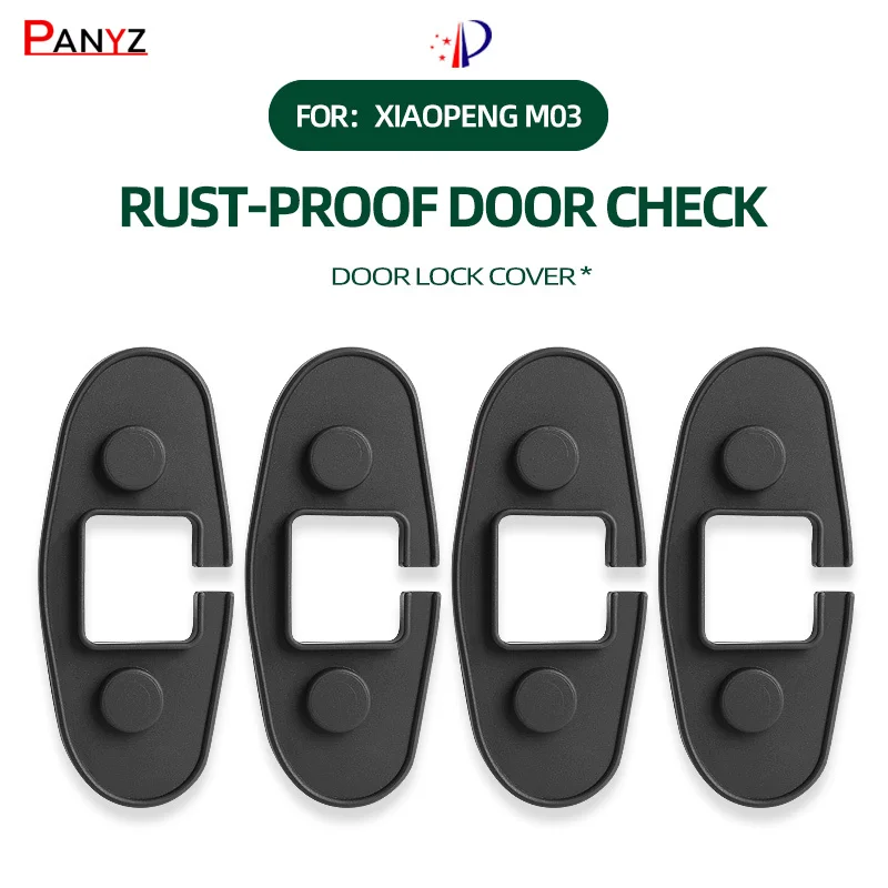 

For Xiaopeng MONA M03 Door Limiter ABS Protection Cover Door Lock Buckle Cover Modification Model Silicone Door Arrester Pads