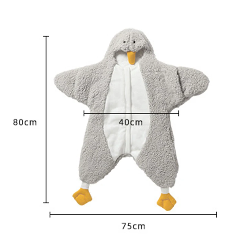 Newborn Baby Starfish Shape Thicken Sleeping Bag Winter Warm Infant Swaddle Wrap Baby Cocoon Cotton Wrap Blankets Sleepsack 0-6M images - 6