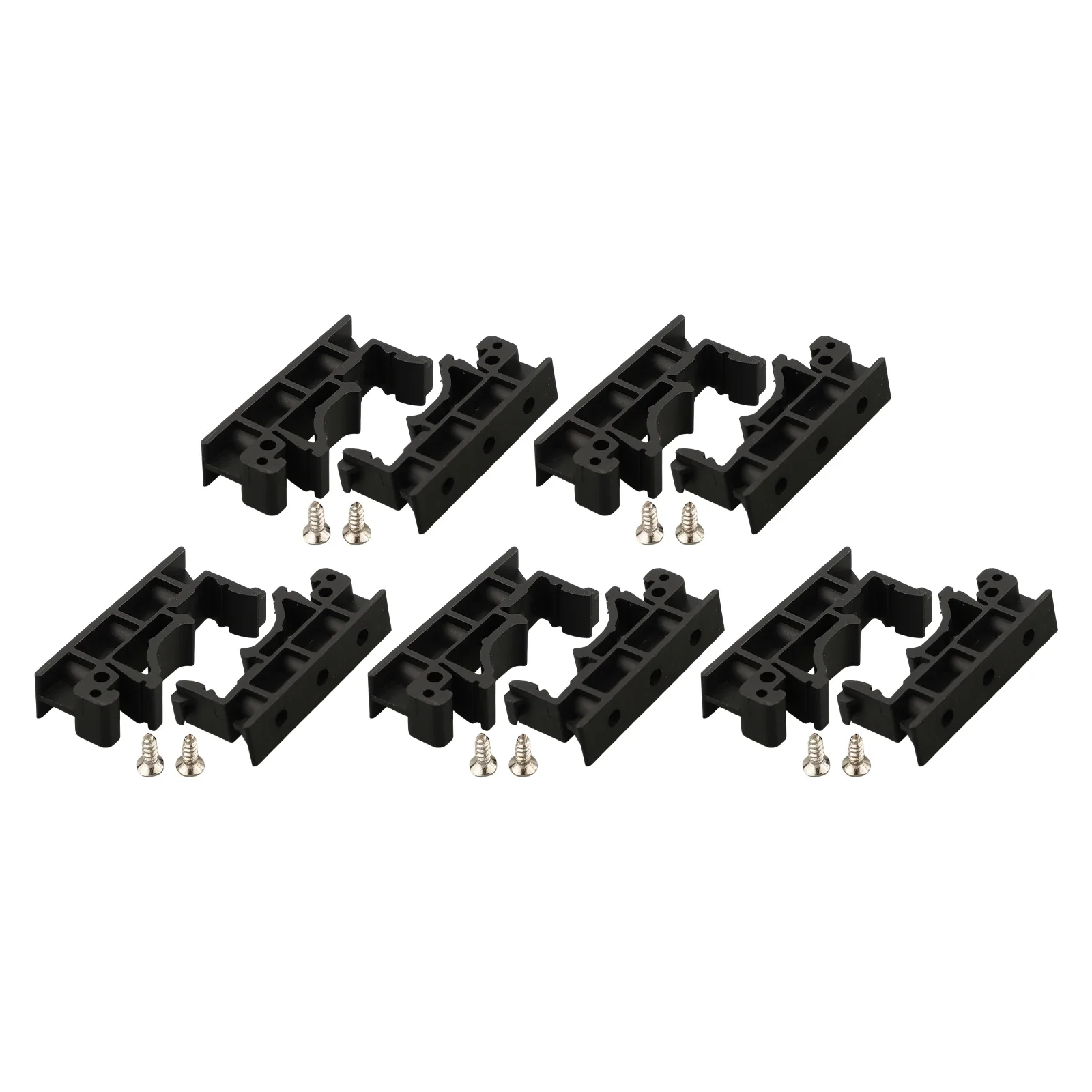 5 Sets PCB Mounting Brackets For C45 Rail Mount Adapter For Secure Circuit Board Mounting Easy To Install Bracket Clips