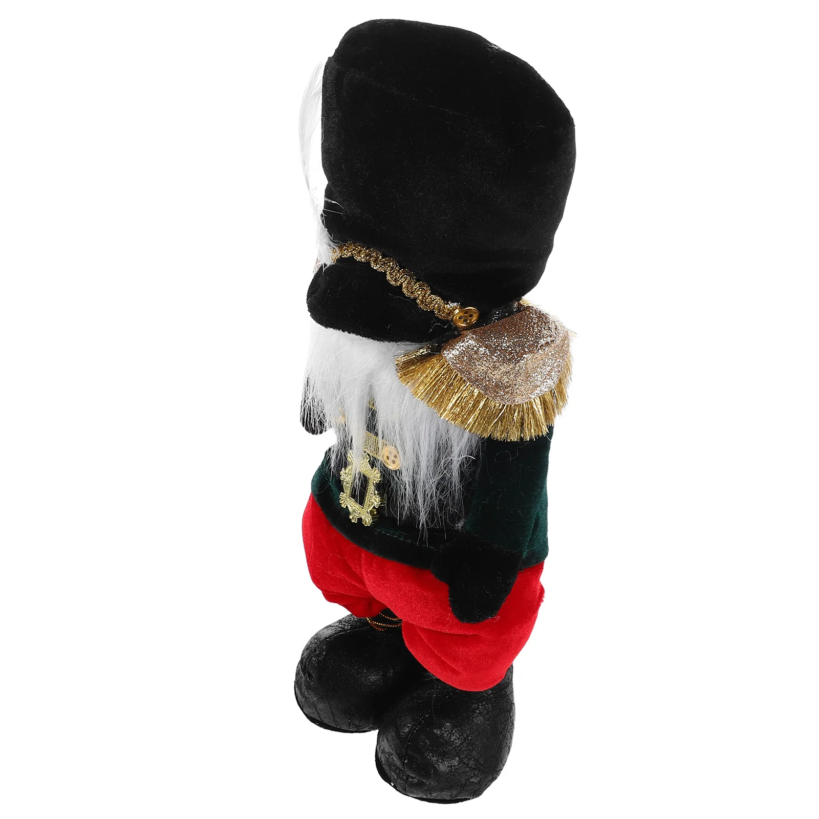 

Christmas Standing Nutcracker Soldier Faceless Ornament Stretch Nutcracker Decoration Holiday Table Decor Faceless Figurine