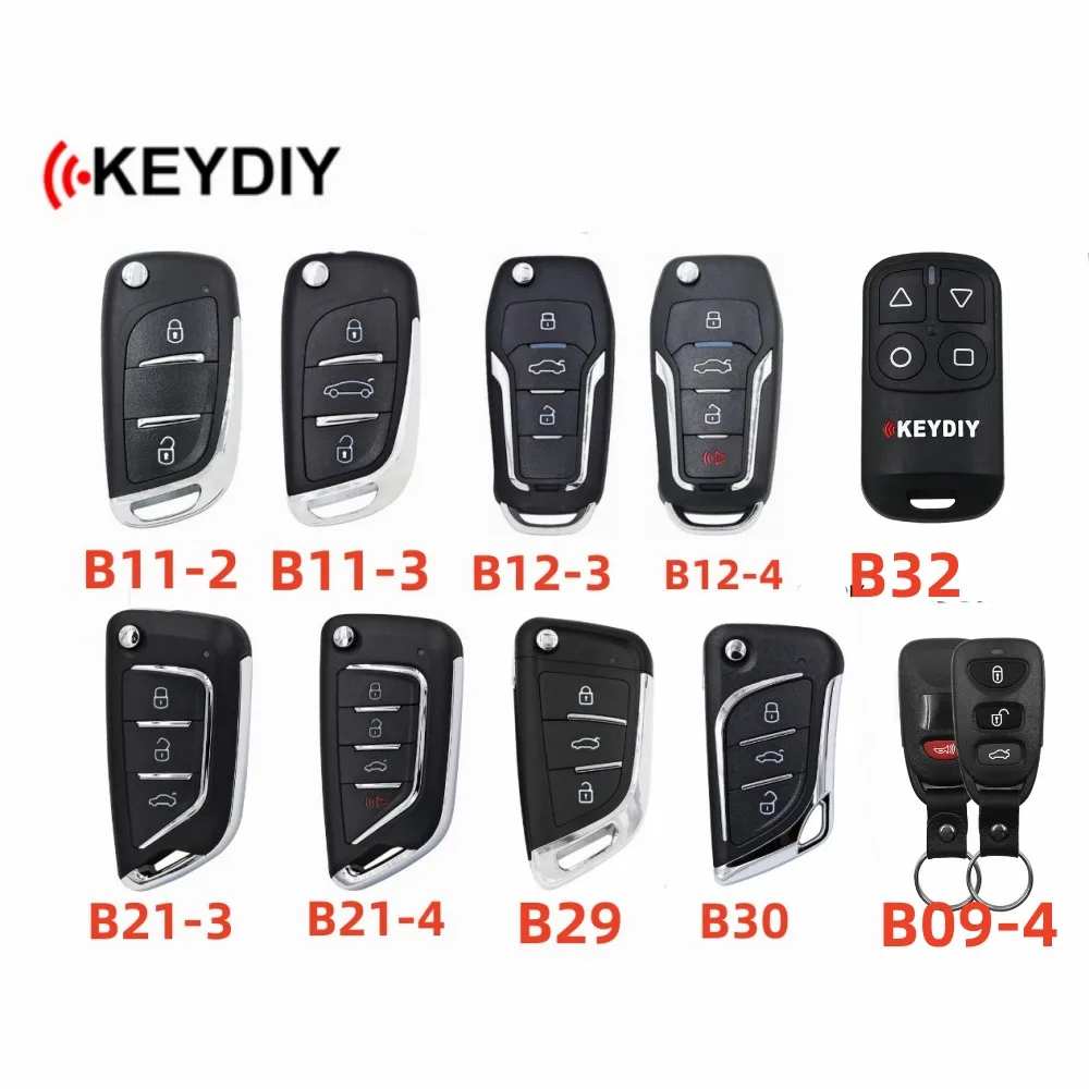 

5pcs keydiy B series Remote B11 B12 3 4 button B29 B30 B32 Garage Multi-functional Universal Remote Key for KD900 KD-X2 KD-MAX