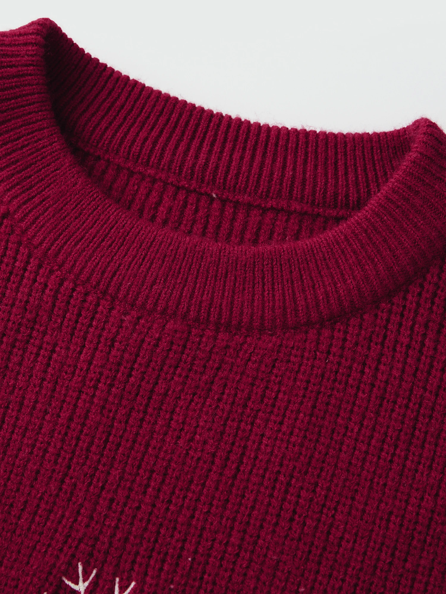 

Праздничный праздничный одинаковый свитер, уютный вязаный семейный пуловер с круглым вырезом, теплая зимняя одежда для всей семьи