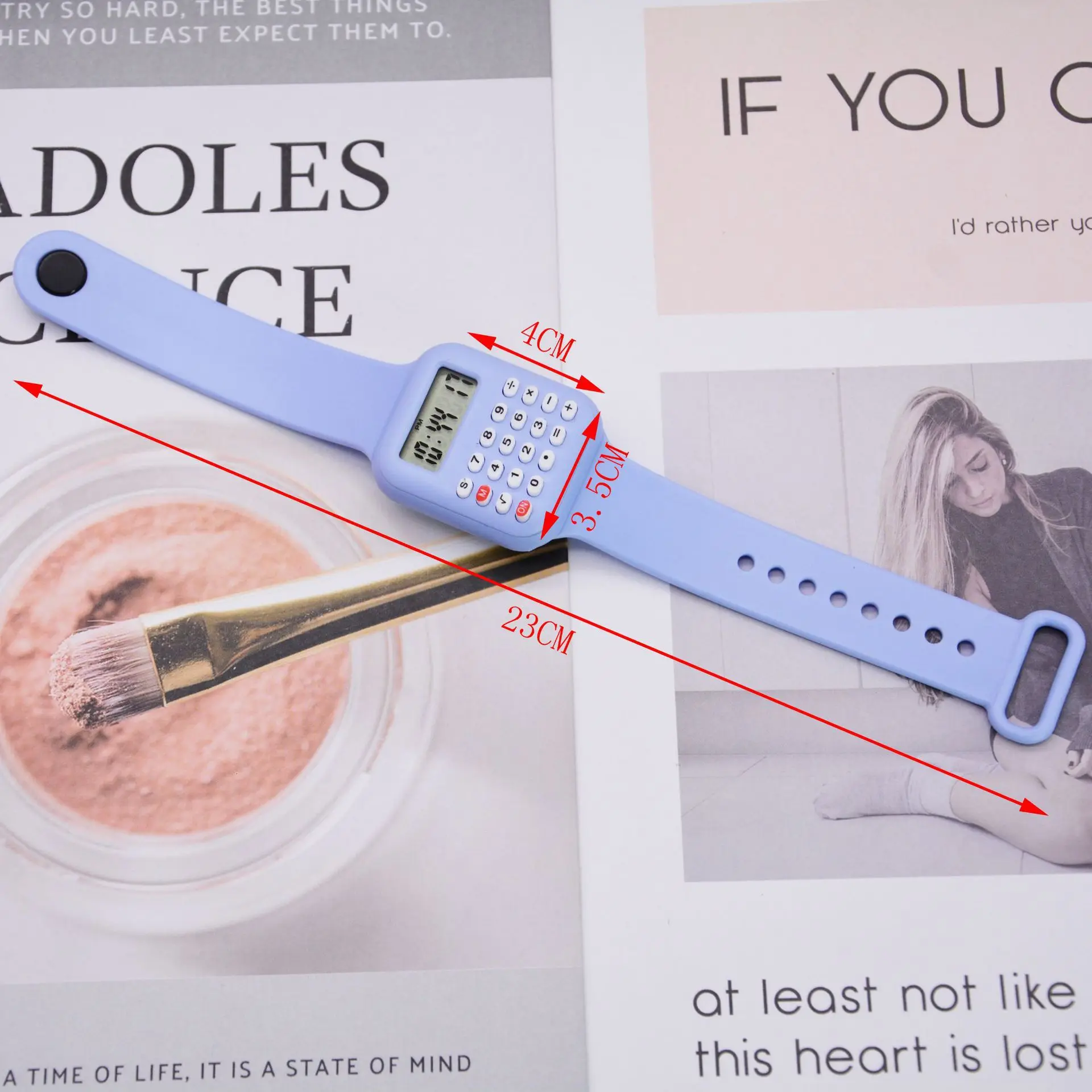 2pcs Children Watch with Calculator Function LED Digital Watch Sports Electronic Watch for Boys Girls Kids Student Gift Clock