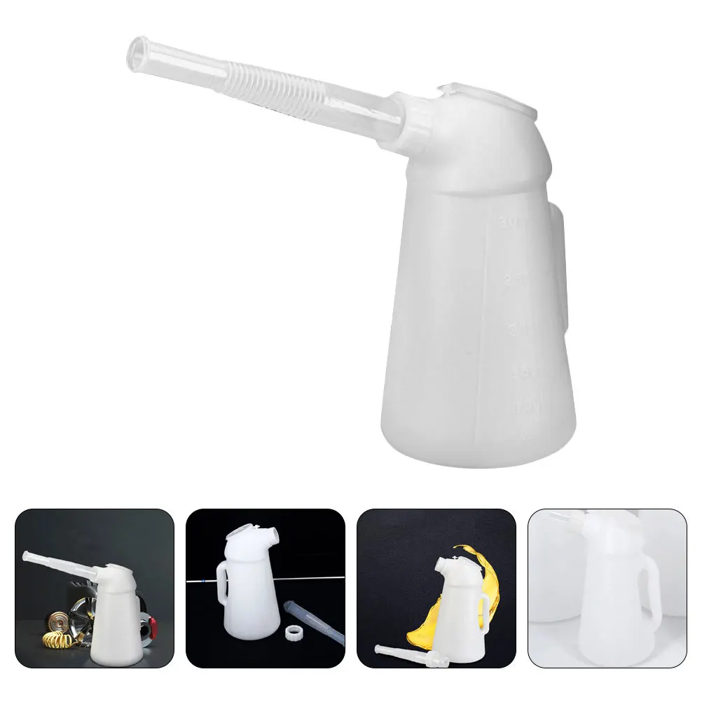 

1.2L Oiler Can Engine Oil Bottle Manual Dispenser For Car Motorcycle Boat Vehicle Pump Oiler Automotive Tool Refillable