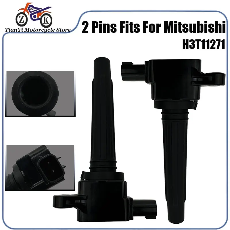 

H3T11271 Ignition Coil 2 Pins Fits For Mitsubishi Car Ignition Coil Replacement H003T11271