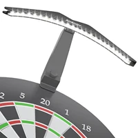 Luz de tablero de dardos profesional para juego de diana LED brillante eléctrico digital con cable de alimentación de 3 m, compatible con todas las lanas de dardos