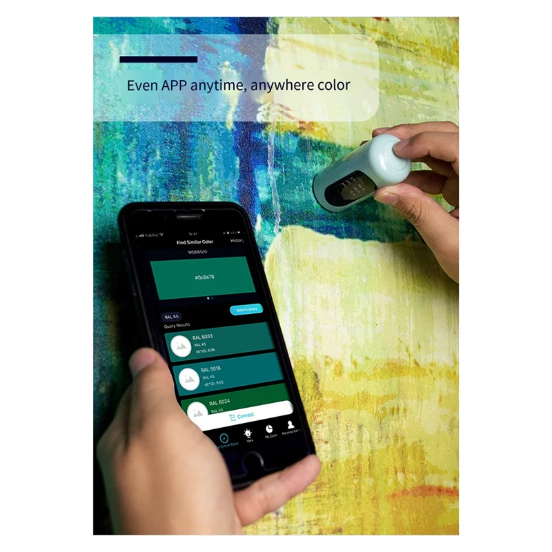 مقياس الألوان CR30 عالي الدقة، جهاز اختبار طلاء قماش الطلاء، مقياس الألوان الضوئي