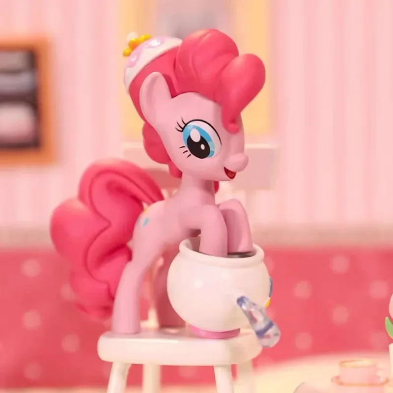 Pony Action Figure Model Coleção para Crianças, Presente Decorativo, Brinquedo Kawaii, Série Lazer Tarde, 12 peças