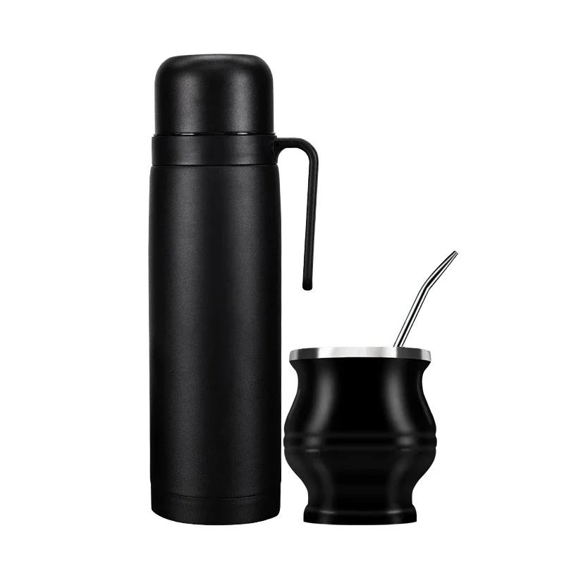 

Simple thermos cup large capacity high appearance level large capacity car 304 stainless steel travel Tea set