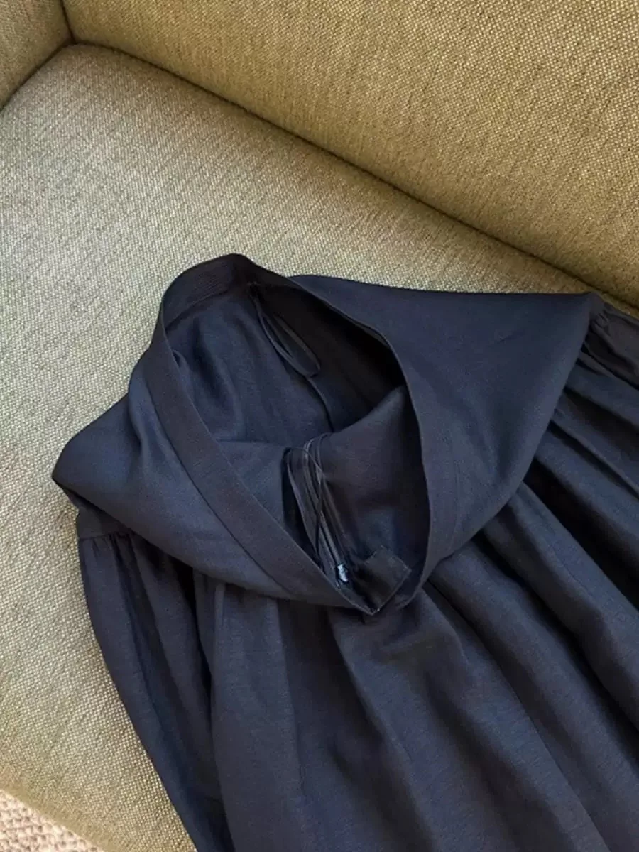 High Waist Gauze Pleated f Skirt Women's A-Line Midi Skirt Summer 2025 Season Versatile Sle Loose Fit Thin Gauze Splicing