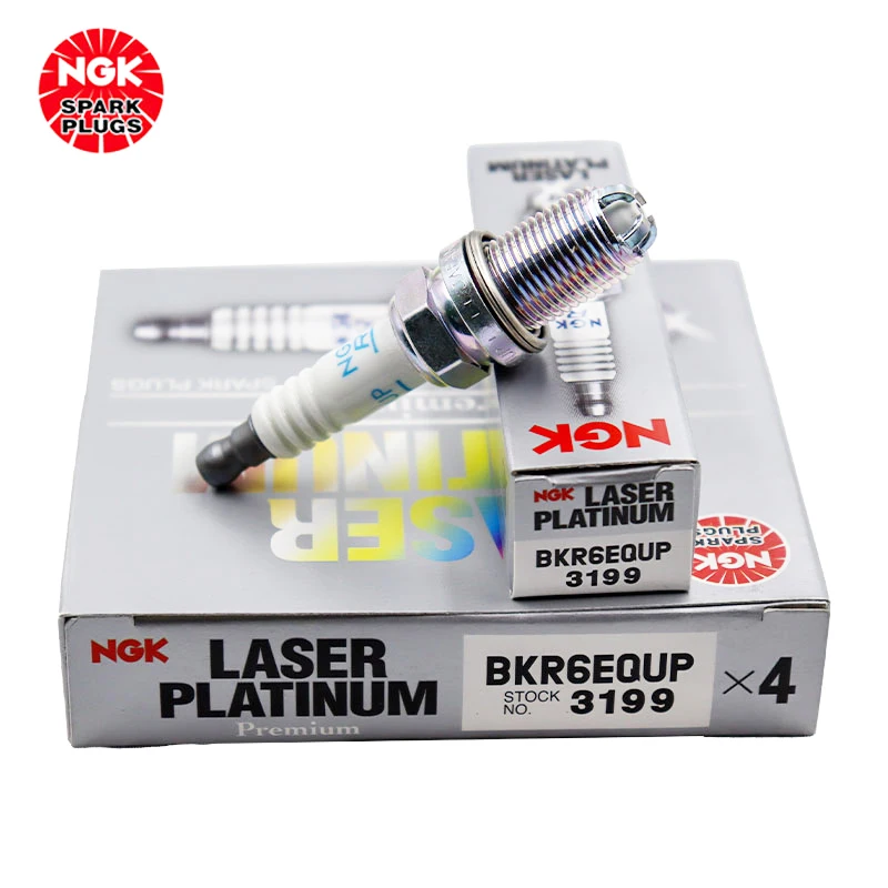 NGK Automotive Single Platinum Spark Plug BKR6EQUP 3199 is suitable for  A8 Porsche Bentley（4PCS)