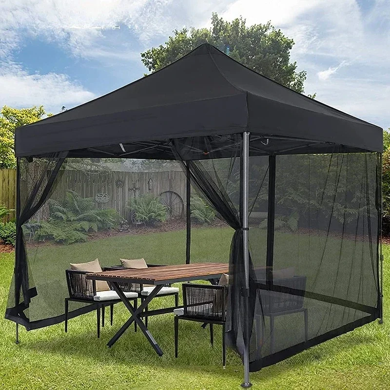Outdoor tent parasol mesh cover anti-mosquito mosquito net mesh sun umbrella central column banana umbrella grape rack mesh