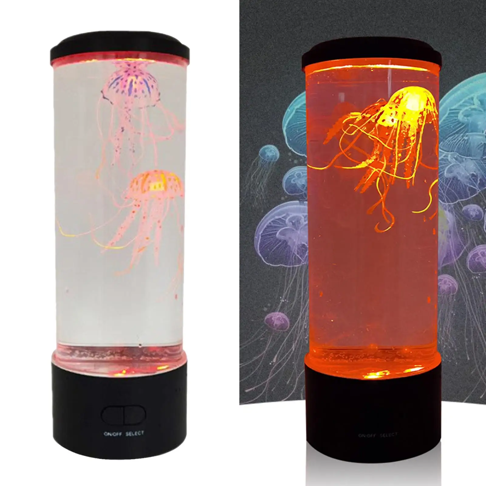 電気クラゲランプ-デスク装飾ランプ-水槽ムードランプ-素晴らしいギフト