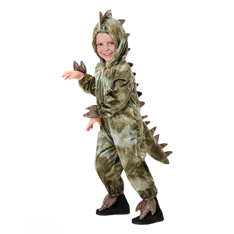 Recién llegados, disfraz de dinosaurio para niñas y niños, disfraz de dinosaurio Jurassic World t-rex para niños pequeños, disfraz de Spinosaurus para niños