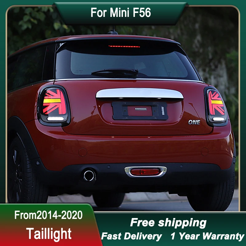 Car Tail Lights For BMW Mini cooper F55 F56 2014-2020 LED Brake Reverse Tail Lamp Dynamic Signal Light  Light Tail Lamp Assembly