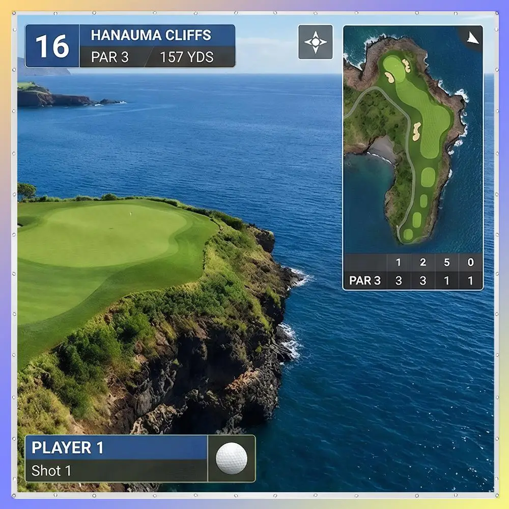 

Износостойкий экран для гольф-симулятора, экран для отработки ударов в гольфе для тренировок в помещении/на улице