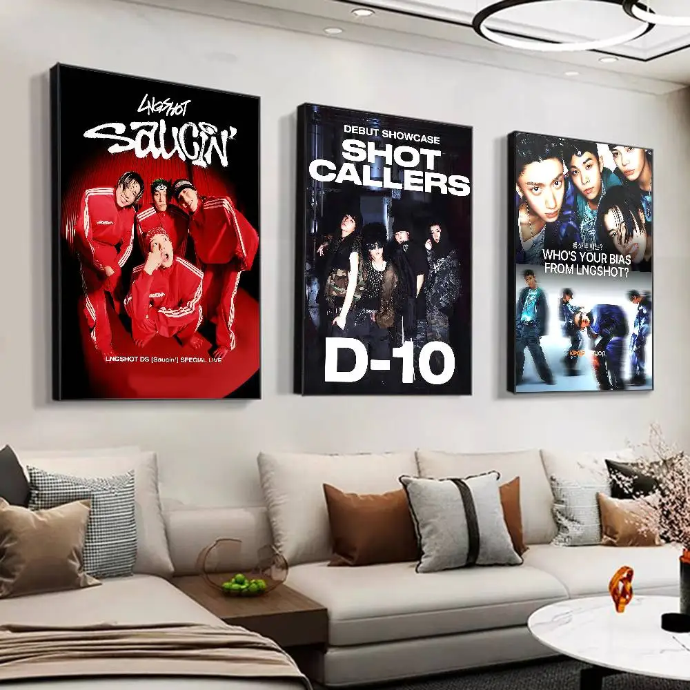 LNGSHOT Hip-hop Group Classic Vintage Posters Vintage Room Home Bar Cafe Decor Nordic Home Decor