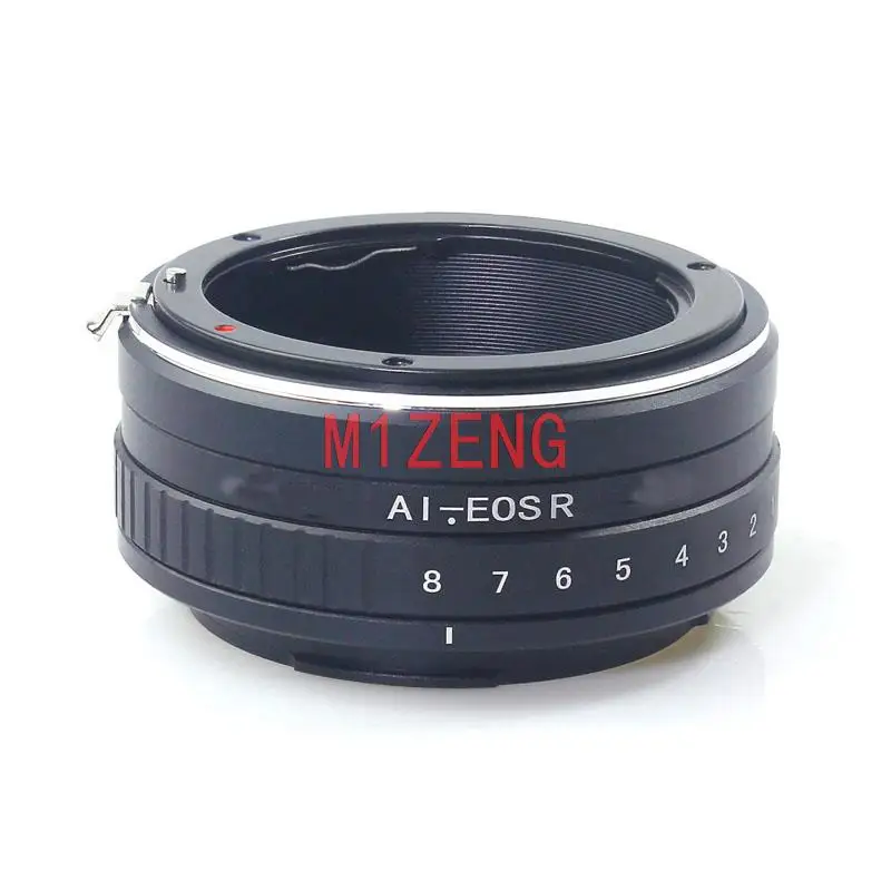 AI-EOSR Tilt adapter ring for NIKON AI mount lens to canon RF mount eosr R3 R5 R5C R6II R6 R7 R8 RP R10 R50 R100 camera