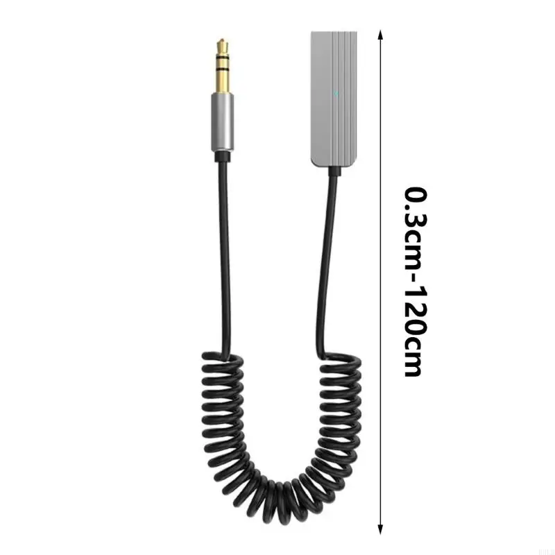 2025 Новый USB-совместимый с приемник для автомобиля 3,5 мм адаптера 3,5 мм преобразует автомобиль и домашний слуховой