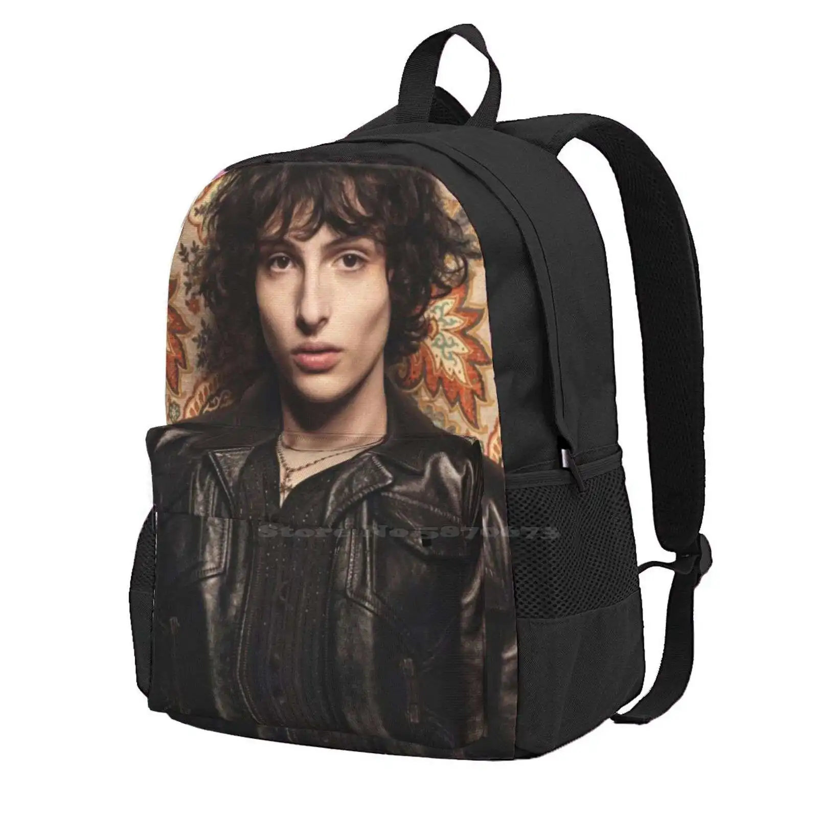 Finn Wolfhard Backpacks For School Teenagers Girls Travel Bags Actor Aesthetic Actor Cute Actor Funny Actor Sexy Actor Hot