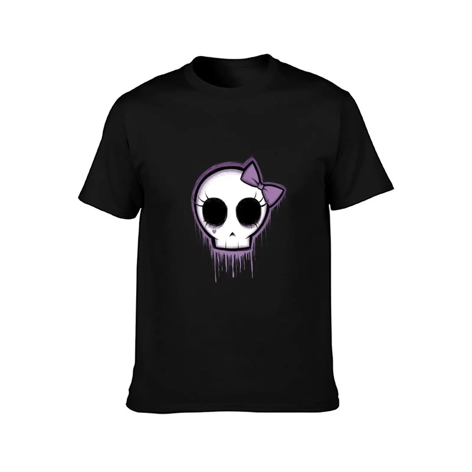 Skull Girl T-Shirt vintage clothes plus size clothes hippie clothes mens workout shirts