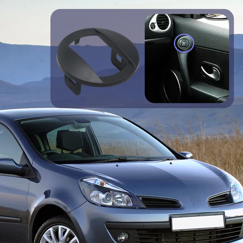 Car Interior Passenger Door Pull Grab Window ​Control Switch Panel Cover For Renault Clio 3 MK3 2005 - 2009 701475136