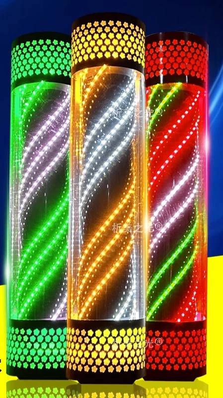 

Поворотный светильник для парикмахерской, супер яркий уличный поворотный светильник для парикмахерской, новейший парикмахерский магазин, светодиодный полноцветный