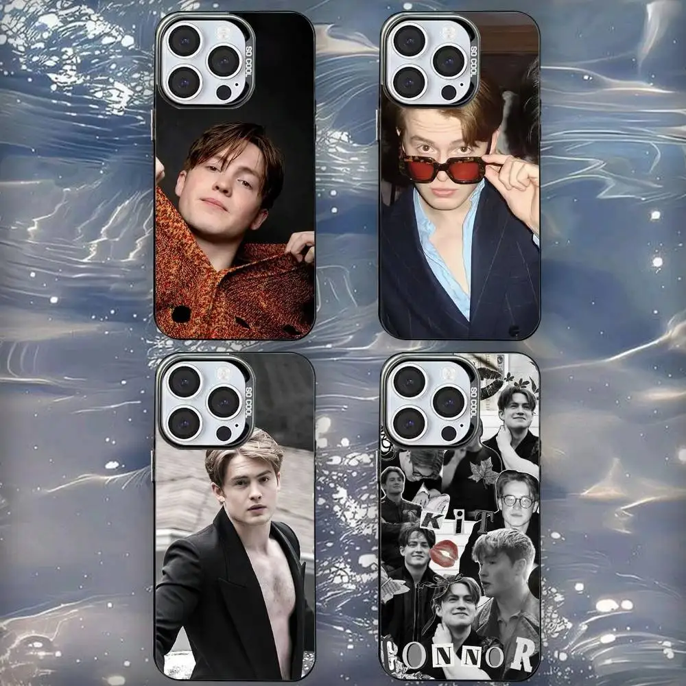 

K-Kit Actor C-Connors Phone Case For iPhone 16,15,14,13,12,11,Mini,Pro,SE,MAX Black Matte Shockproof Cover