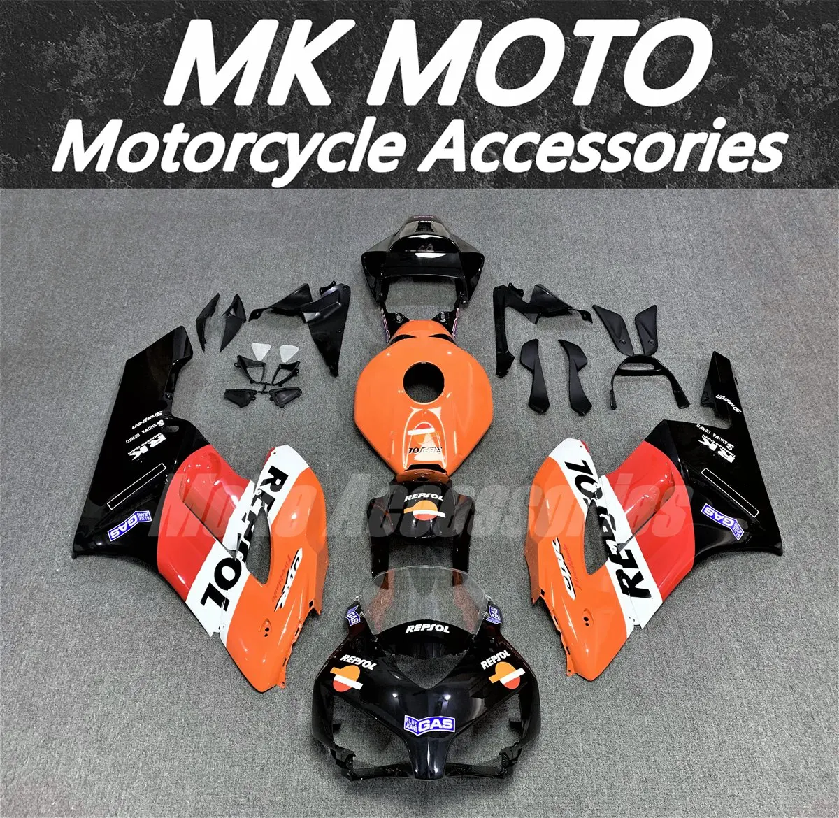 

Moke moto Motorcycle Bodywork Set For Cbr1000rr 2004-2005 Fairings Kit Fit High Quality ABS Injection Black Orange White Bule