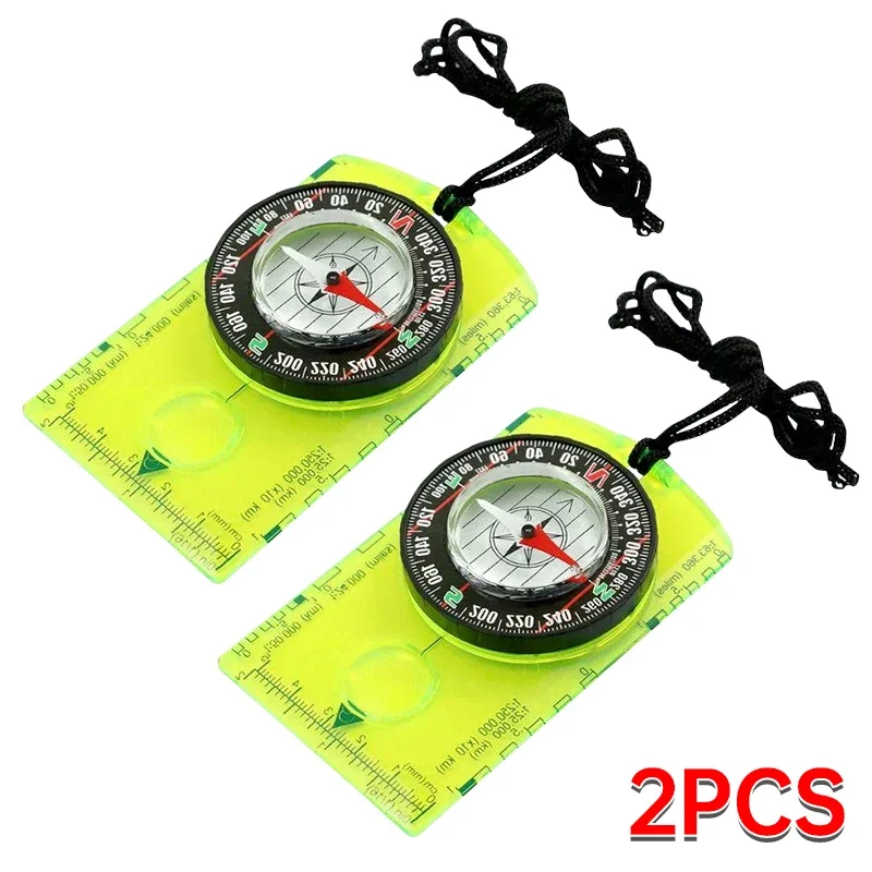 Camping Navigation Acrylic Backpack Compass Professional Field Compass for Map Reading Best Survival Tool