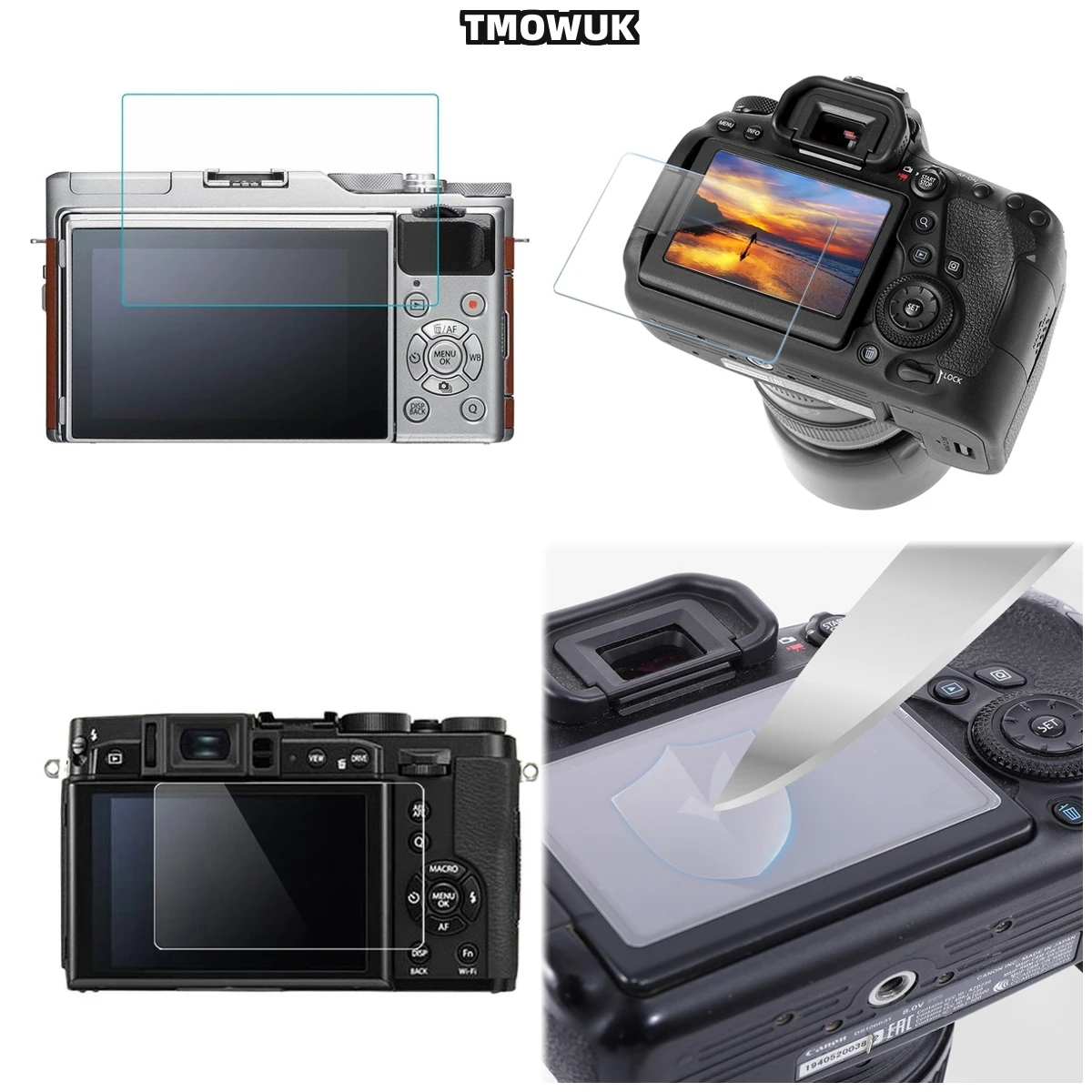 

For Fujifilm XA3 A5 A10 A20 XT1 XT2 - Precision Cut Privacy Screen, 9H Tempered Glass With Anti-Shatter & Anti-Reflection Coatin