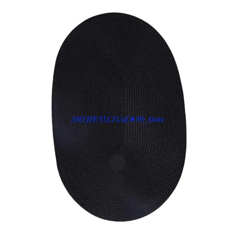 E21F Vacation TeaParty Fascinator Hat Base Handwoven Straw Hat Accessories Elegant Bonnet Hat Victorian Flat Brims Hat Base view 4