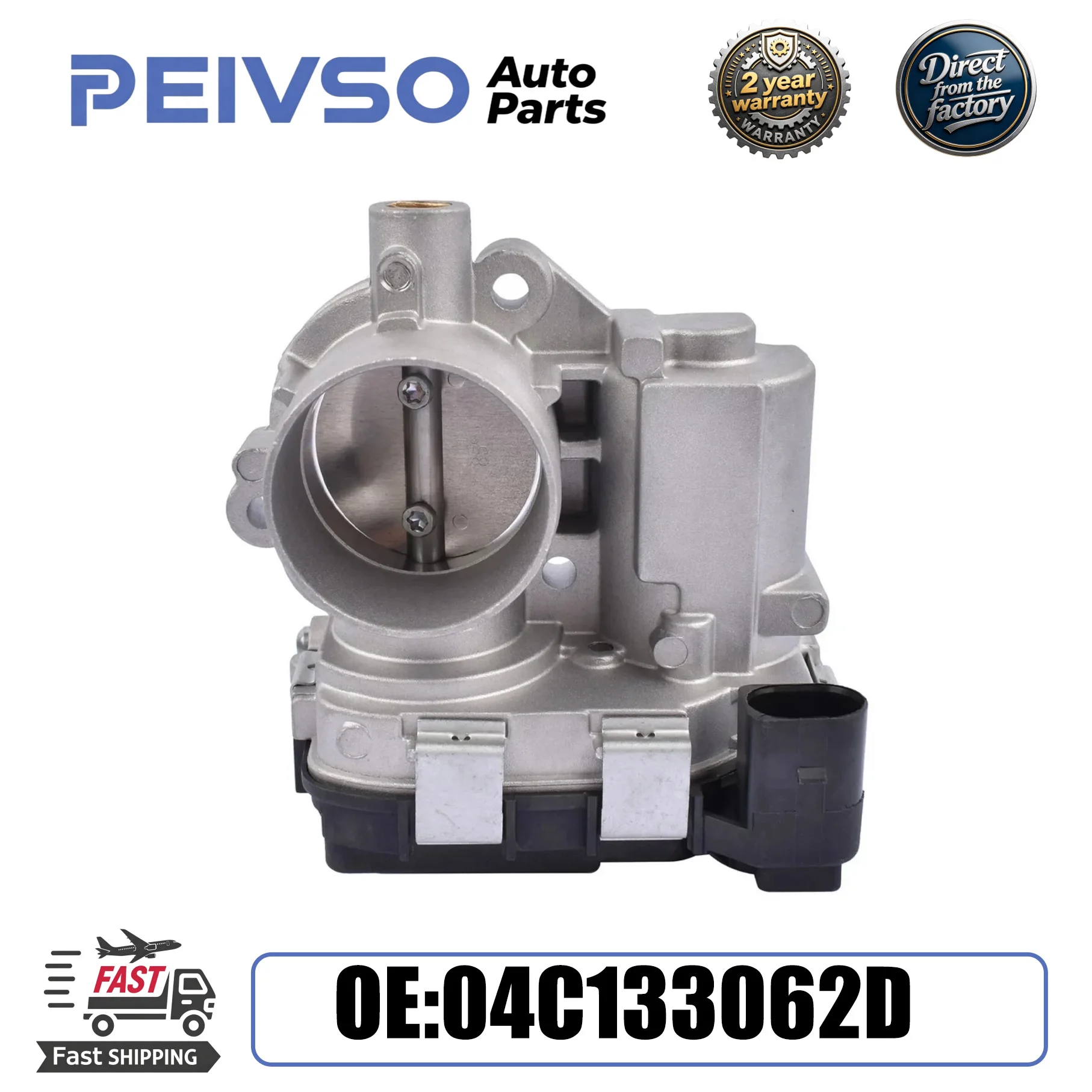 04C133062D Nueva Válvula de Aceleración del Cuerpo de Aceleración para VW Polo V Up, Seat Ibiza IV MII, Skoda Fabia III, Citigo FWD 1.0L