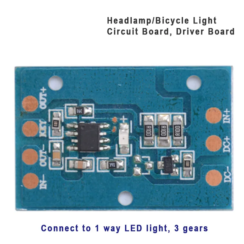 Strong Light LED Drive Circuit Board 3T6 XPE Headlamp Bicycle Light Function Board Drive Board Headlamp Accessories